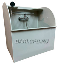 Моповая ванна настенная
